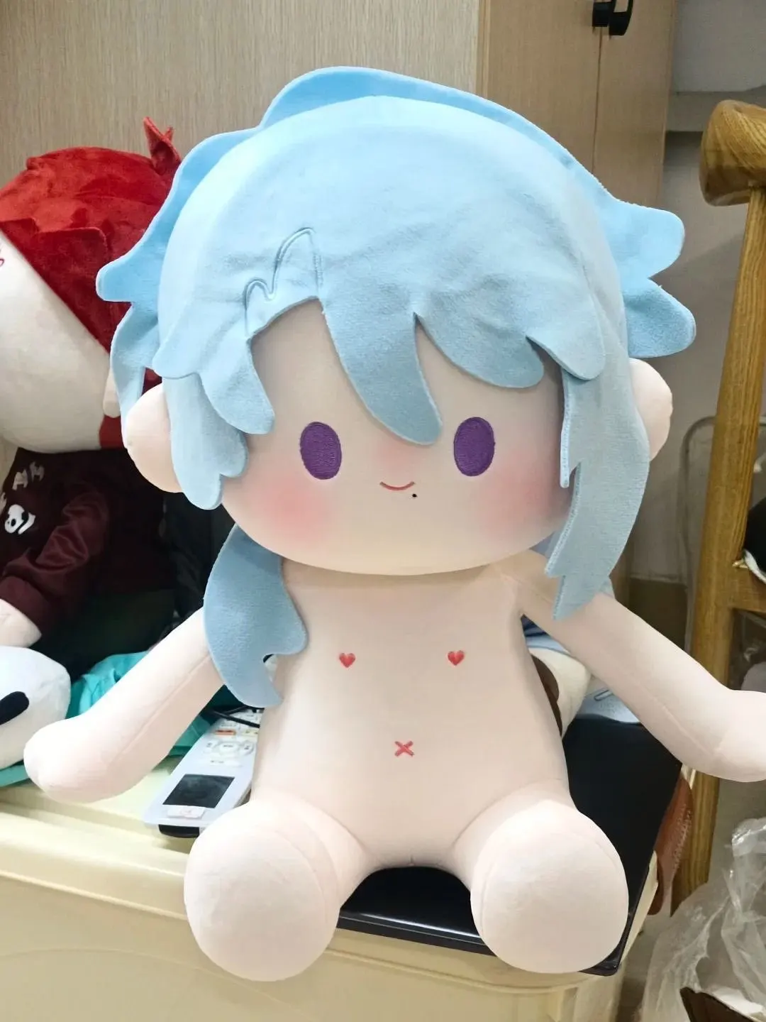 

Japanese Anime Genshin Impact Kamisato Ayato 40cm Doll Cosplay Cartoon Soft Body Change Clothes Pillow Xmas Gifts New PDD