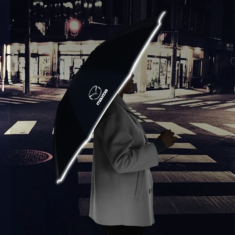 Mazda 2 3 5 6 SKYACTIV Axela Atenza CX30 CX5 CX8 CX9 MX5 RX8 RX7 Автомобильный полностью автоматический светоотражающий зонт от солнца, складной солнцезащитный козырек