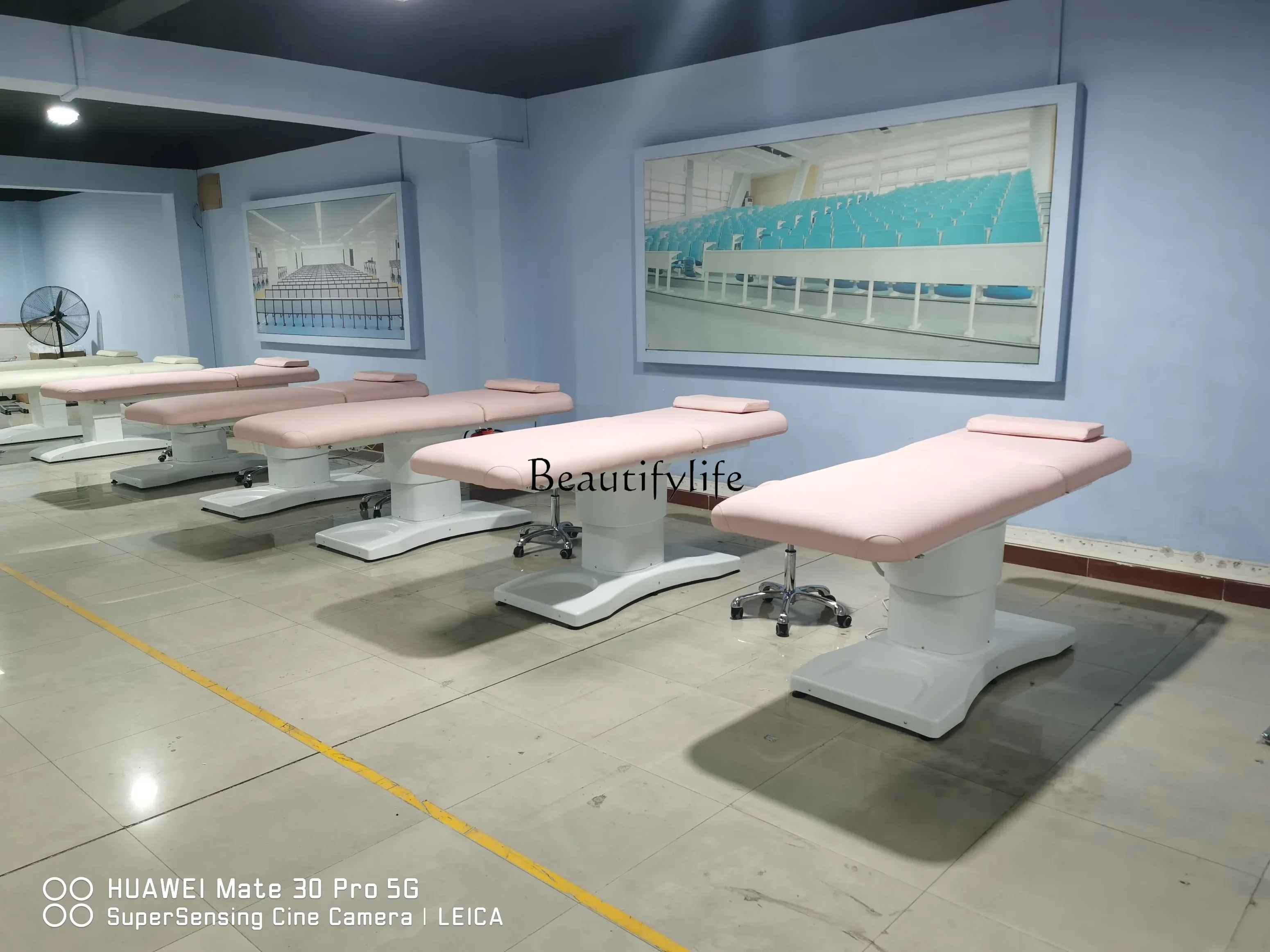 LD6Beauty Sollevamento elettrico Tattoo Tattoo Ricamo Letto Ciglia Pulizia dell'orecchio Letto per fisioterapia