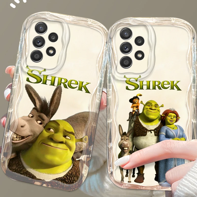 S-Shreks Art Movie Anime For Samsung A55 A54 A53 A52 A35 A34 A33 A32 A25 A24 A23 A22 A21S A15 A13 A14 5G Wave Oil Cover