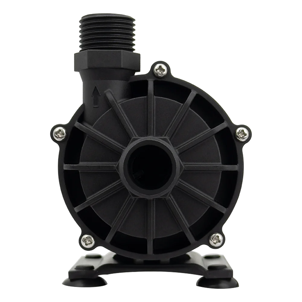 محرك صامت بدون فرش DC12V 24 فولت 2500 ~ 3000 لتر/ساعة سخان مياه دش مضخة معززة أقصى رفع 10 متر يمكن تجهيزها بمحول الاتحاد الأوروبي