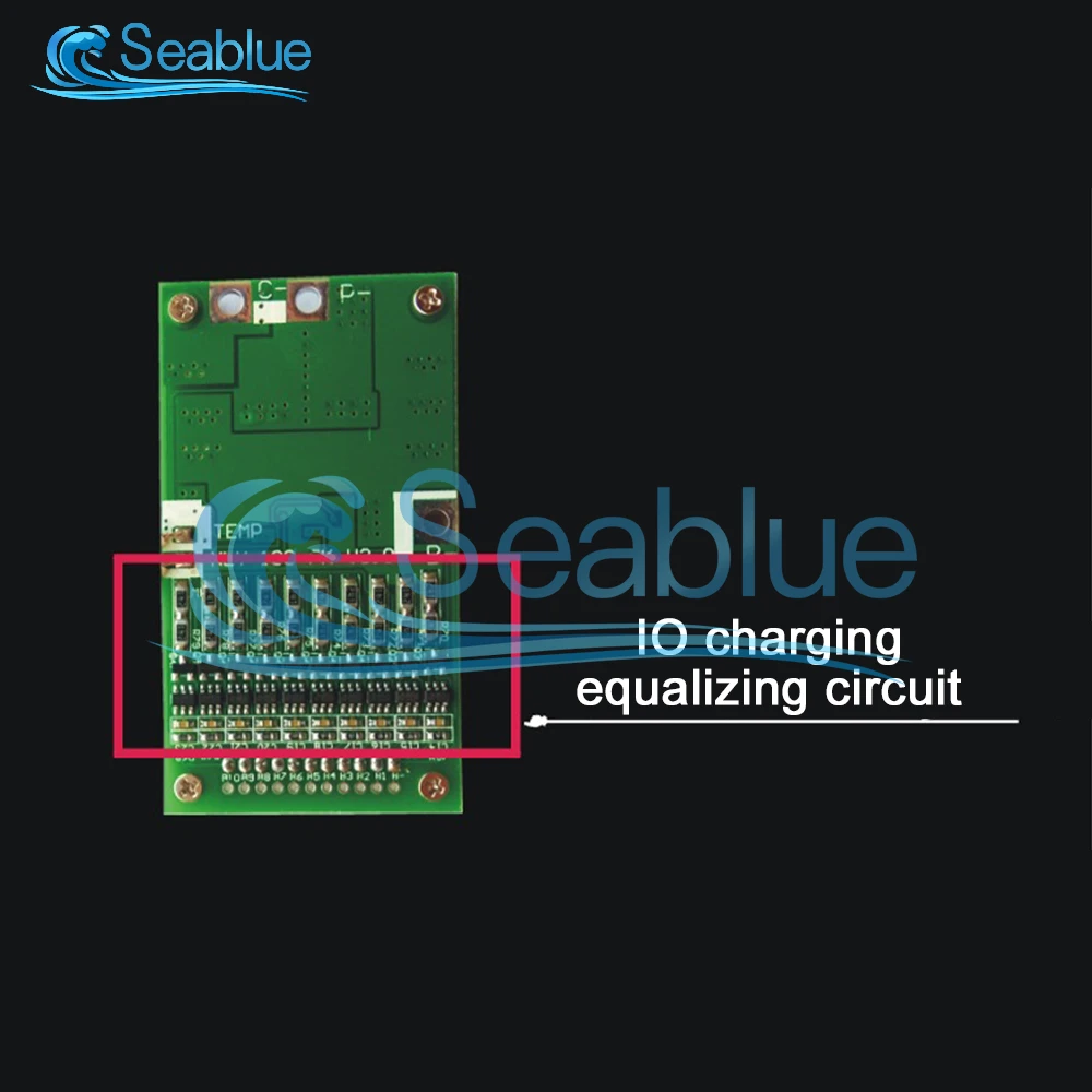 Imagem -04 - Bms Pcb 18650 Bateria Balanceador de Pilha Li-ion Placa de Carga de Bateria de Lítio 10s 36v 30a para Carro Elétrico