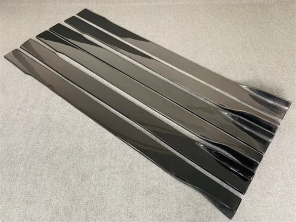 สําหรับ Audi A3/S3/A4L/S4/A5L/S5/A6L/S6 ReaI คาร์บอนไฟเบอร์ด้านข้างกระโปรงบานหน้าต่างสปอยเลอร์