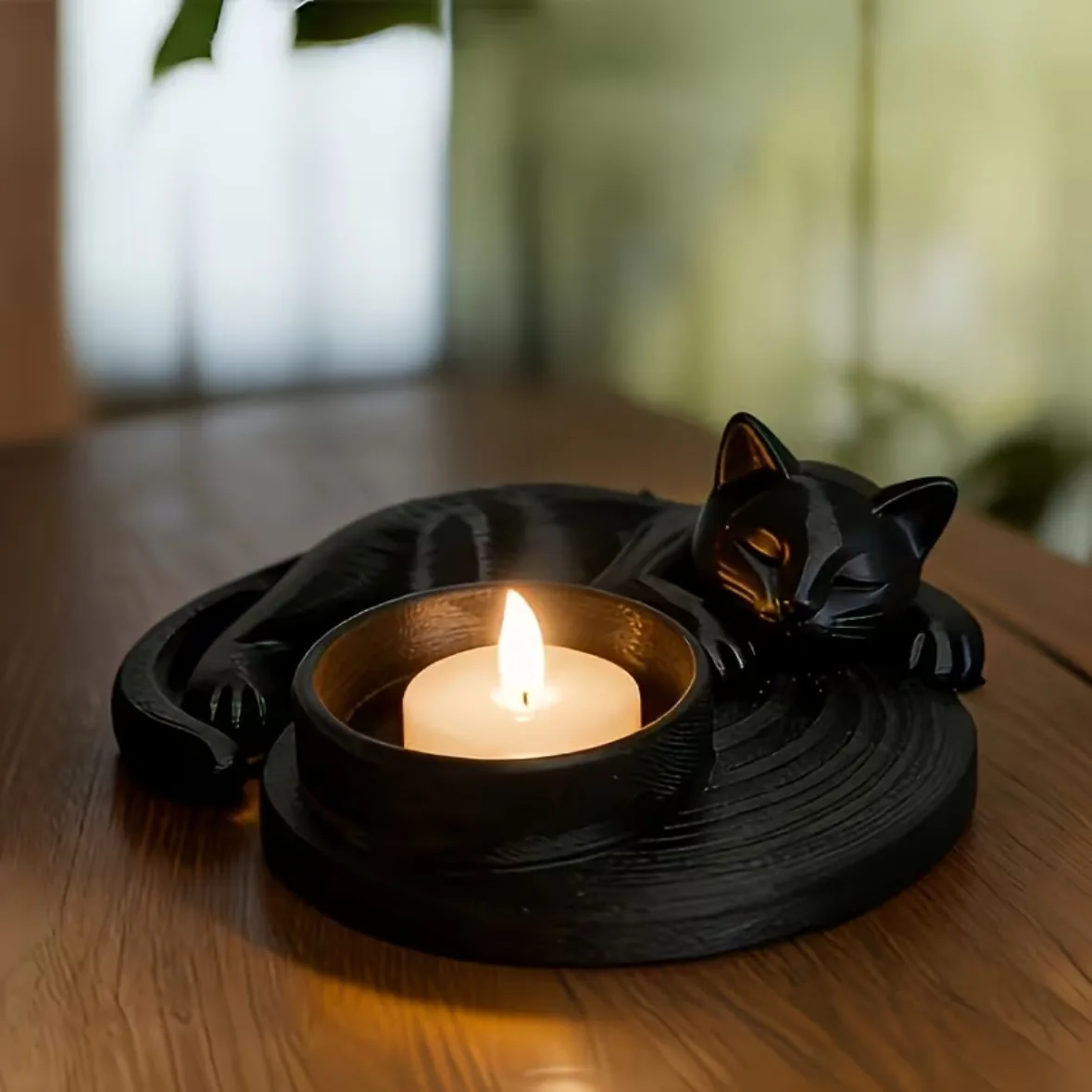Cute Cat Candle Hol…