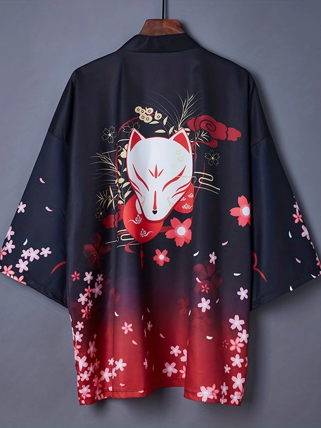 Chinese style Crane kimono Cardigan Harajuku ancient style modified Hanfu Feather weave seven-point sleeve Japanese short coat s