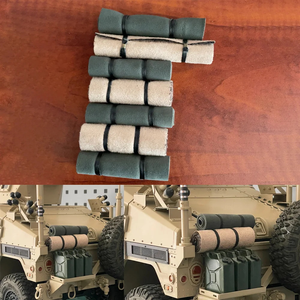 ผ้าห่มจำลองสำหรับตกแต่งรถบังคับวิทยุขนาด 1/10 รุ่น TRX4 Defender Bronco AXIAL SCX10 RC4WD D90 Chevrolet