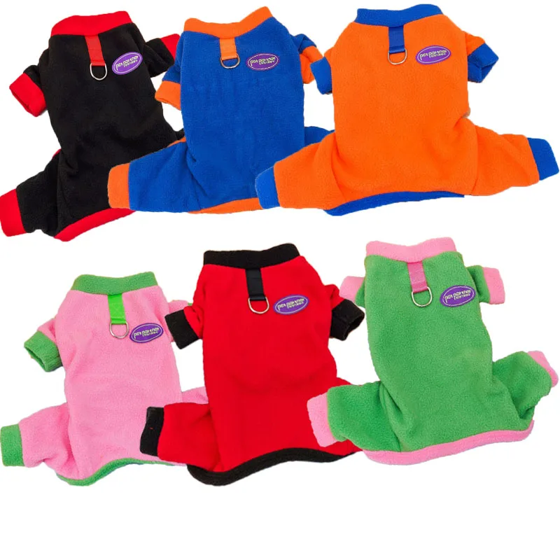 

Fleece Dog Clothes Winter 4-Legs Costume Sleepwear Pajamas Overalls For Small Dogs Chihuahua Dachshund Pet Jumpsuit Bodysuit XXL