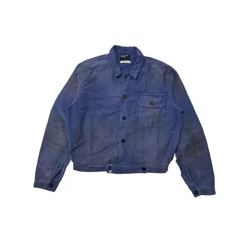 ER/D 25SS Blue legal work old tooling Boxy version short jacket