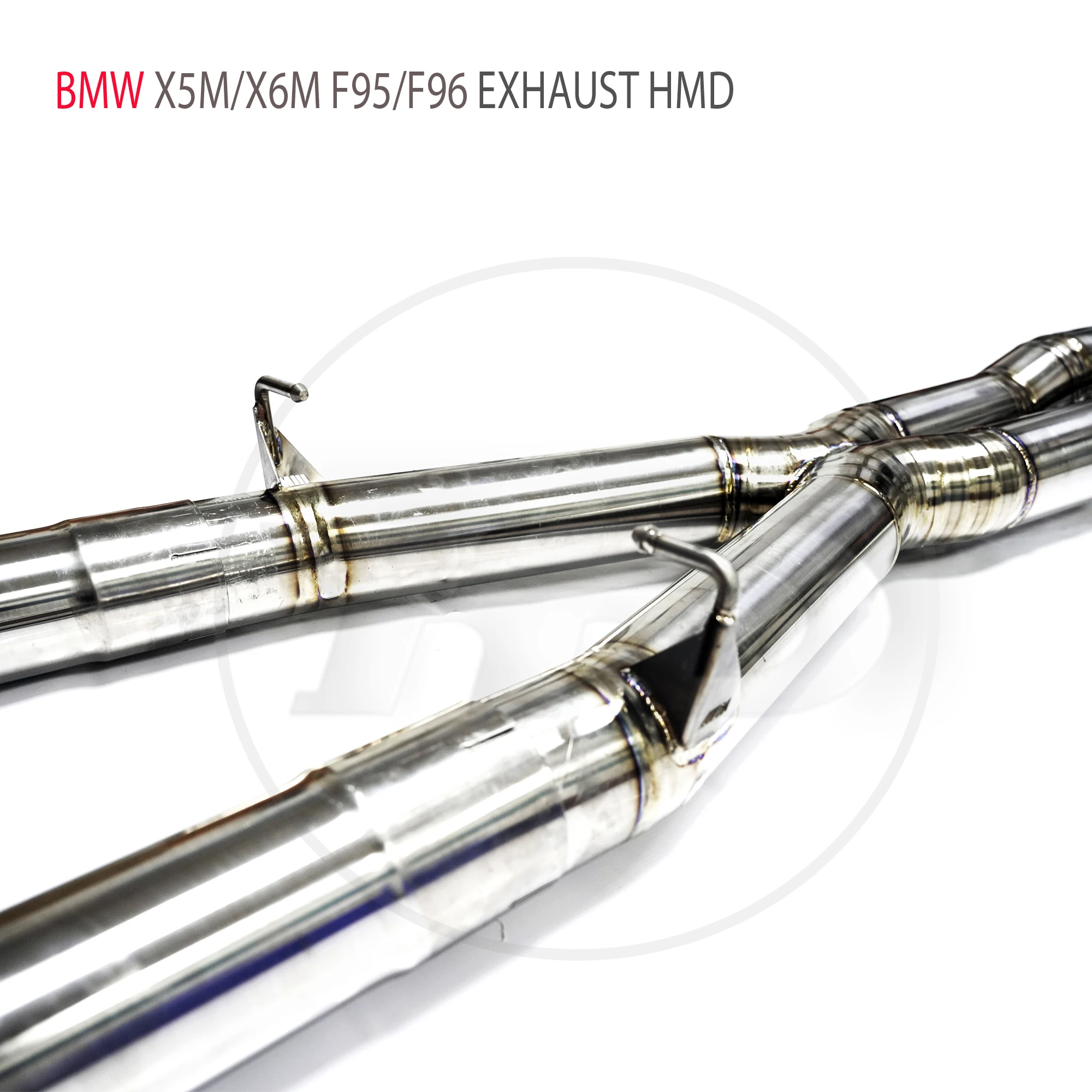 عالية الجودة Catback لسيارات BMW X5M X6M F95 F96 سبائك التيتانيوم نظام العادم صمام إلكتروني كاتم الصوت نصائح غير المدمرة HMD