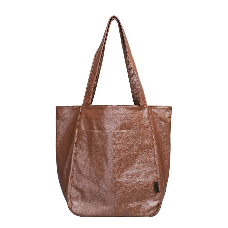 

Large Capacity Work Tote Bags for Women's PU Leather Big Purses and handbags ladies Waterproof Big Shoulder Bag