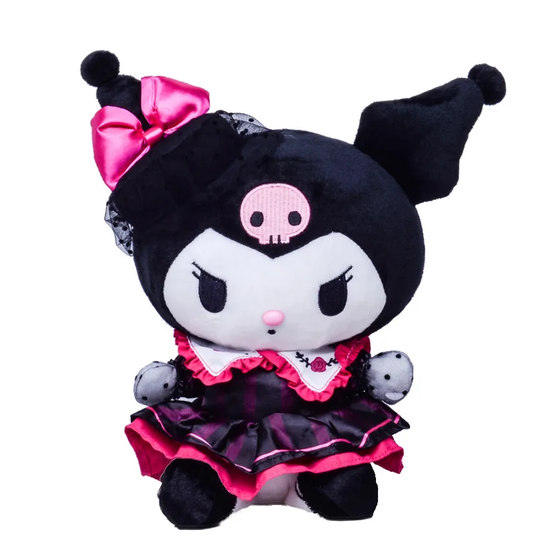 Sanrio Anime Kuromi Actiefiguur/Sleutelhanger Zachte Pop Cartoon Speelgoed Hanger Schattig Ornament Jongens Meisjes Charme Verjaardagscadeau