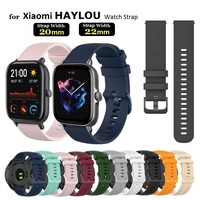 10PCS Smart Watch Strap for Xiaomi Watch S2 S1 Haylou RS4 Plus RS3 GST RT3 RT2 LS05S LS02 GS Silicone Bracelet Band 20mm 22mm