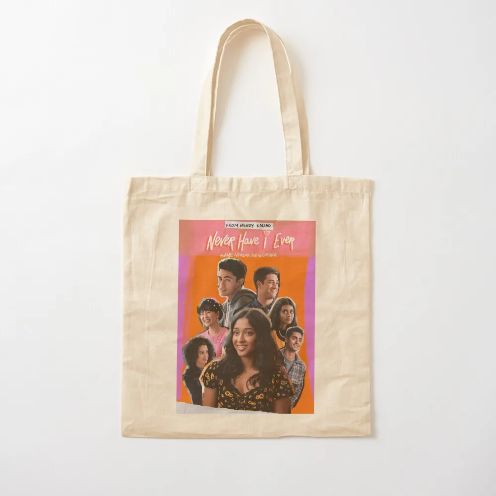 never have i ever poster season 3 Tote Bag custom fabric bag bag luxury women cloth woman
