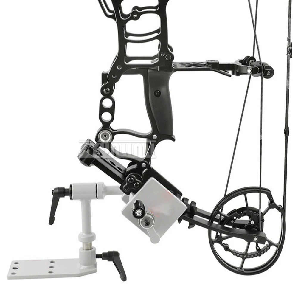 

Archery Compound Bow Stand Bow Holder Adjustable Height Removable Bracket Foldable Kick Rack Hunting Shooting Kick Stander