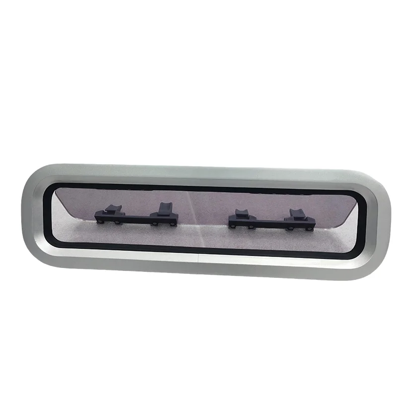 Marine Accessories Factory RV Yacht Portholes Aluminum Frame Tempered Glass Wate-tight Opening Window Skylight  for Boat