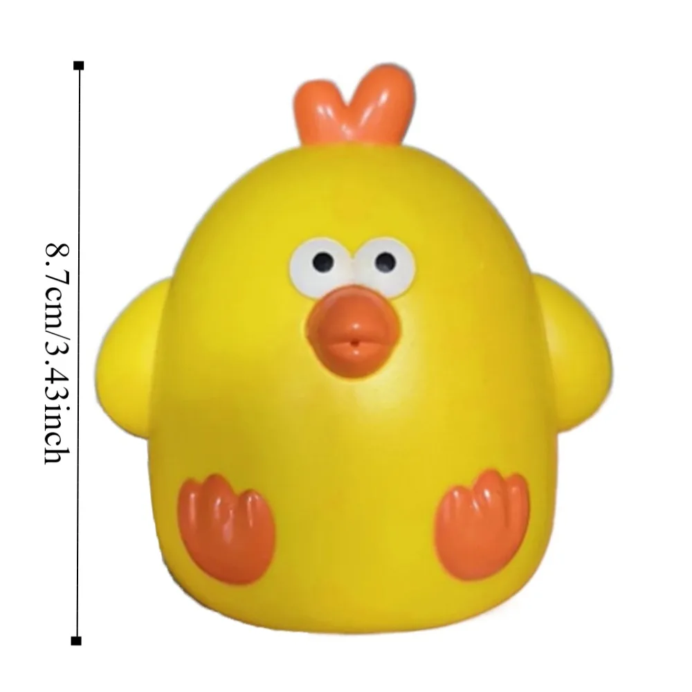 Jouet de douche poulet jaune, gicleur d'eau, Anime drôle, jouets de bain pour bébé, pulvérisation d'eau, jouets d'eau de natation pour animaux, été