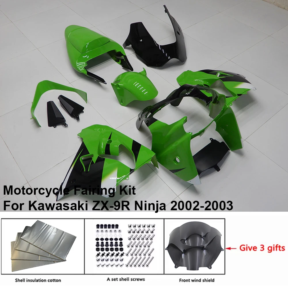 

Для Kawasaki Ninja ZX-9R 2002-2003 обтекатель для мотоцикла комплект кузова украшение пластиковая защитная пластина аксессуары оболочка