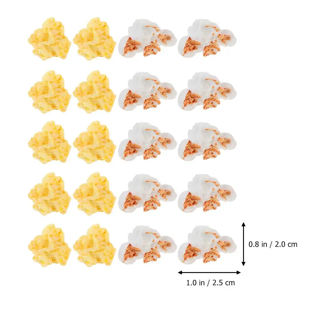 Clear Sweet Bags Artificial Popcorn Phones Cases Craft Adornment Jewelry Accessories Child of The Lid