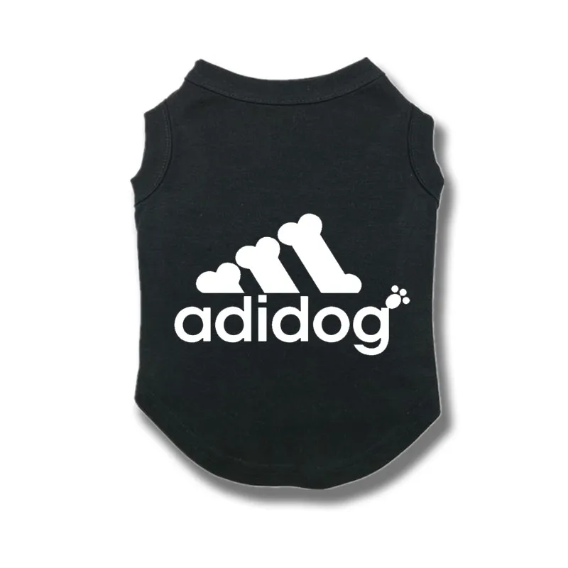 Summer Pet Dogs Clothes Adidog Letter Pattern Cotton Dogs Vest Puppy French Bulldog For Small Dogs Clothing Chihuahua Costume