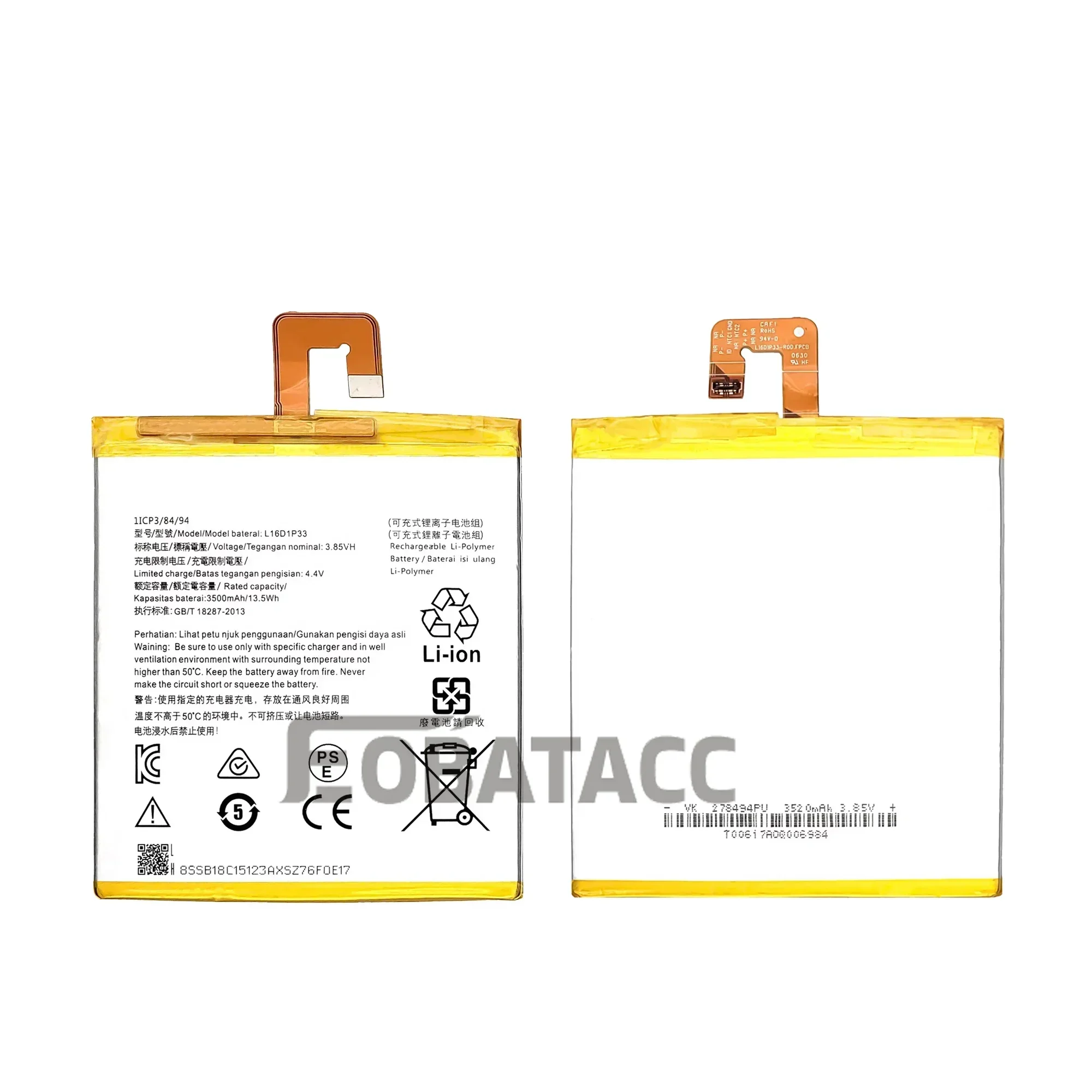 100% New Original Battery L16D1P33 For lenovo TAB-M7/TB-7305F/TAB TB-7504/TB-7504X/TB 7504/ M7 /TB-7305X/730Battery + Free Tools