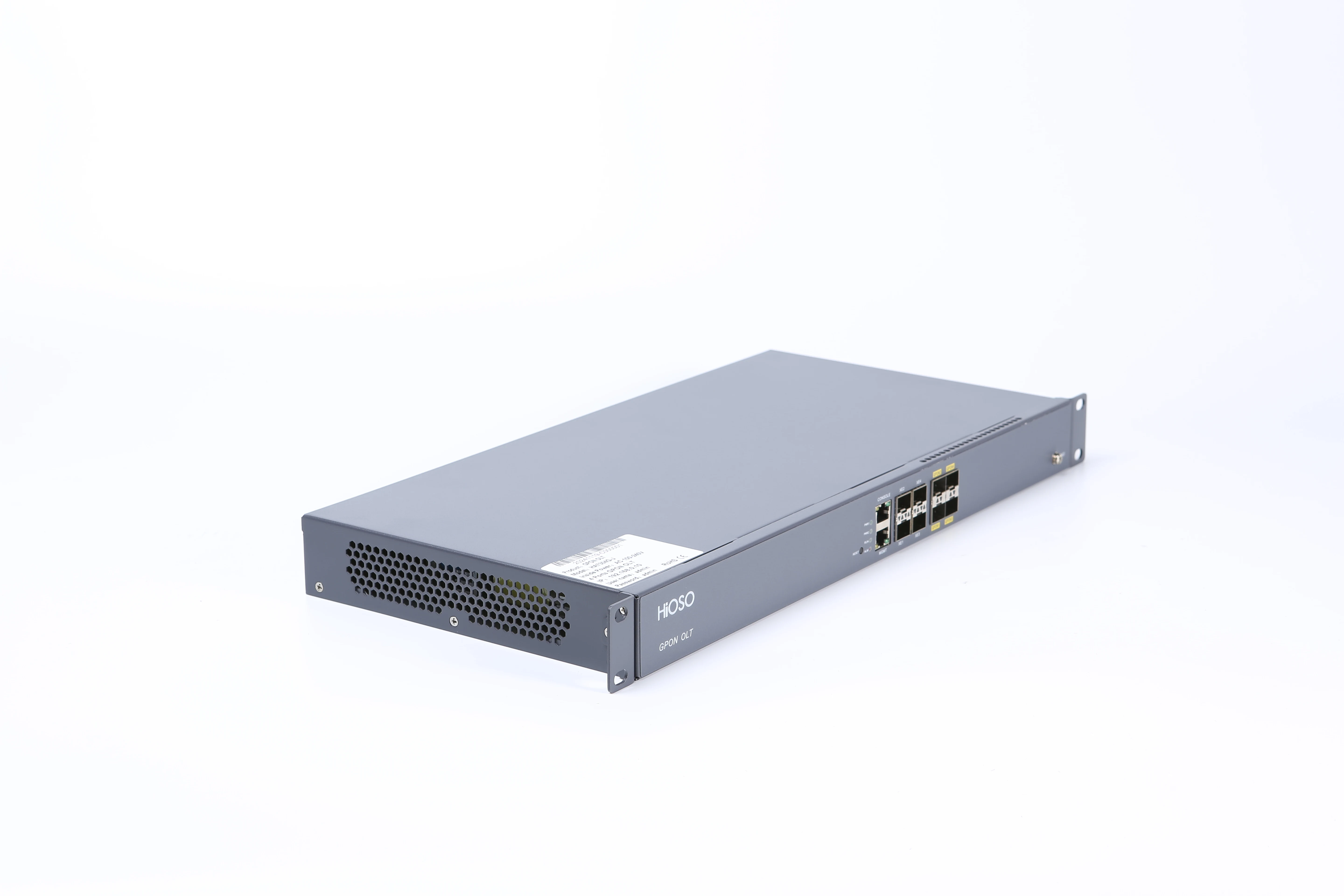 HiOSO HA7304G Without Pon Modules 4PON GPON OLT Fiber Optic Equipment FTTx 4 Ports Best-Selling Mini OLT FTTH 10GE/GE SFP RJ45