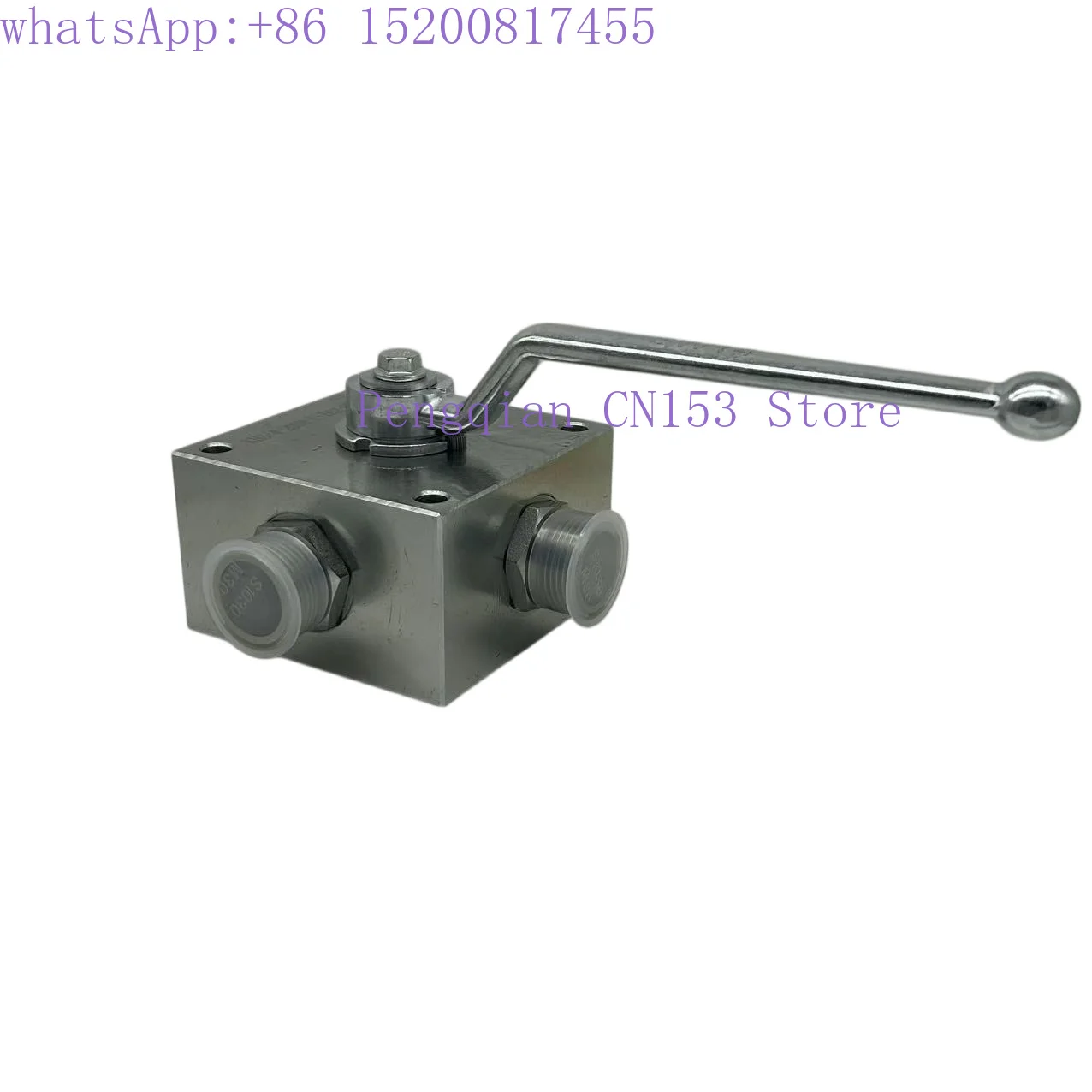 KH3/KH4 three-way/four-way high-pressure hydraulic ball valve, threaded hydraulic parts