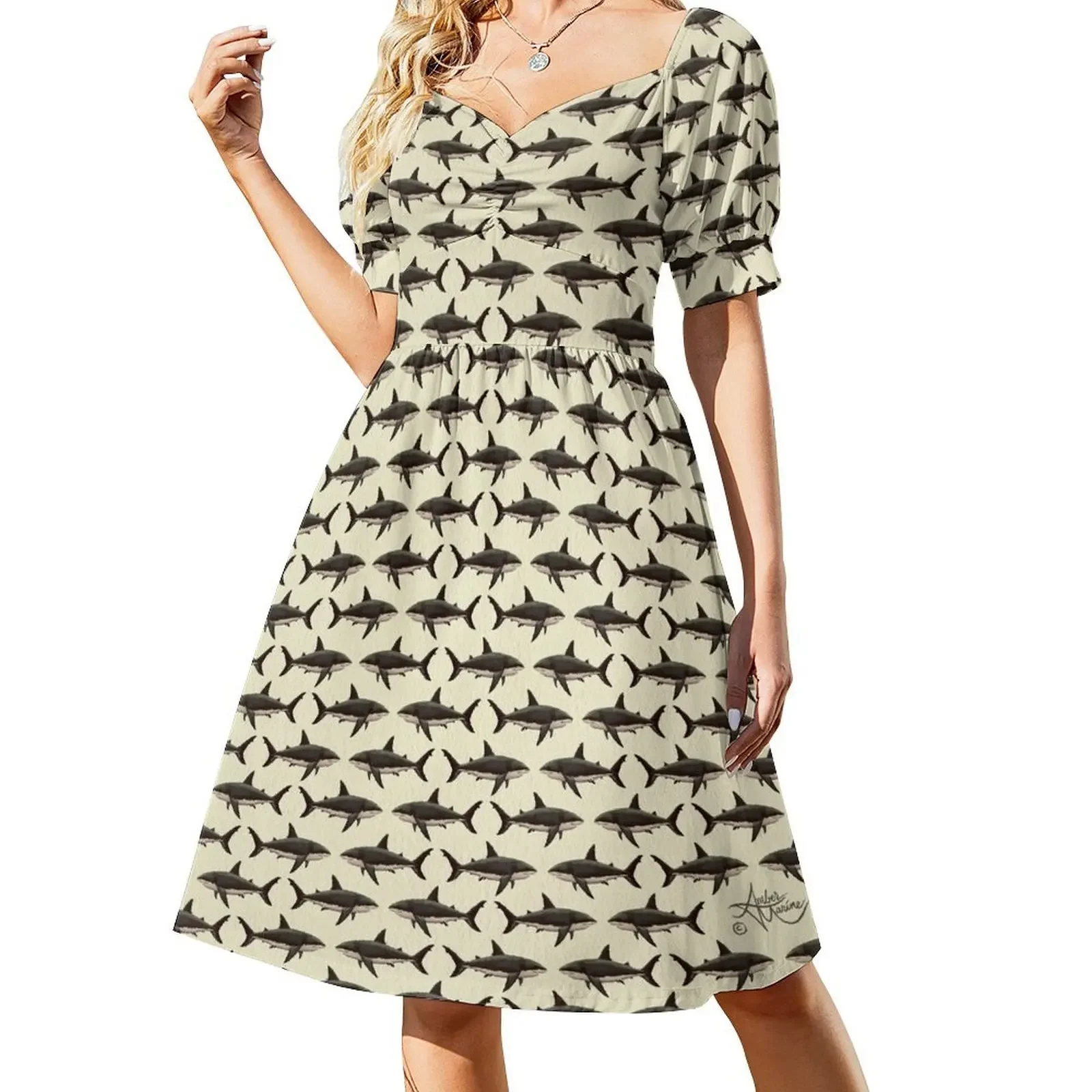 

Pattern: Great White Shark ~ (Vintage Version) ~ by Amber Marine  2015 Dress Aesthetic clothing women's evening dresses 2024