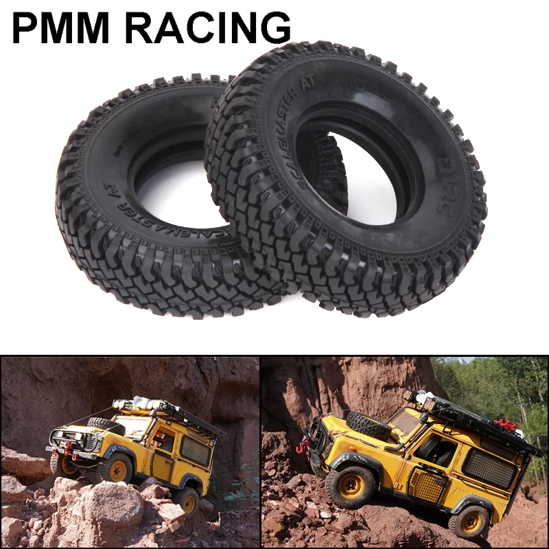 2pcs 1.7 Inches Tire Diameter 90mm for 1/10 RC Crawler Car Traxxas AXIAL SCX10 II 90046 RC4WD D90 CC01 Diy Parts