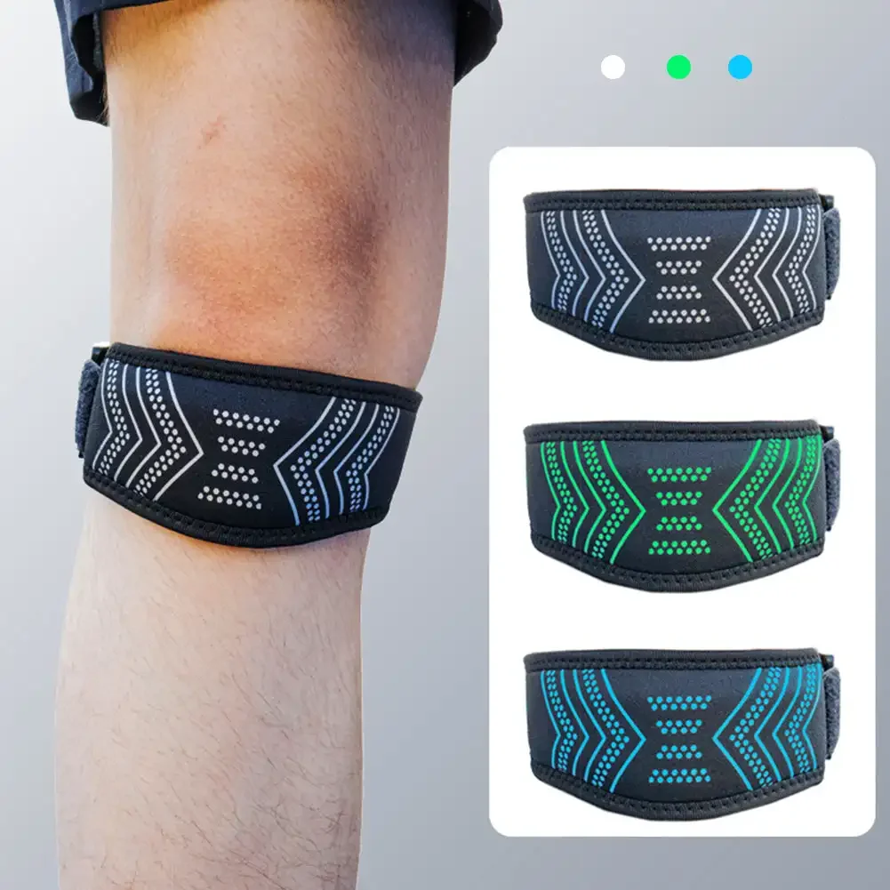 1PCS Sports Protective Gear Patellar Strap Adjustable Patella Support Brace Pad Protector For Running Exercising Women Men