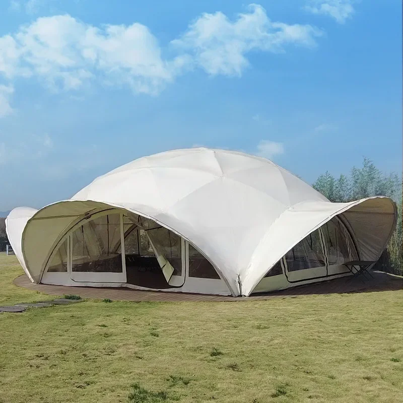 Outdoor tent large cloud canopy exhibition shading set up tent, outdoor camping party