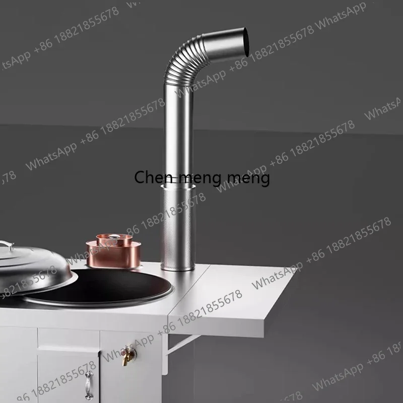 Stainless Steel Village Heating Stoves Heating Rural Cooking Stainless Steel Patio Heaters Ovens Kitchen Garden Varmefyring