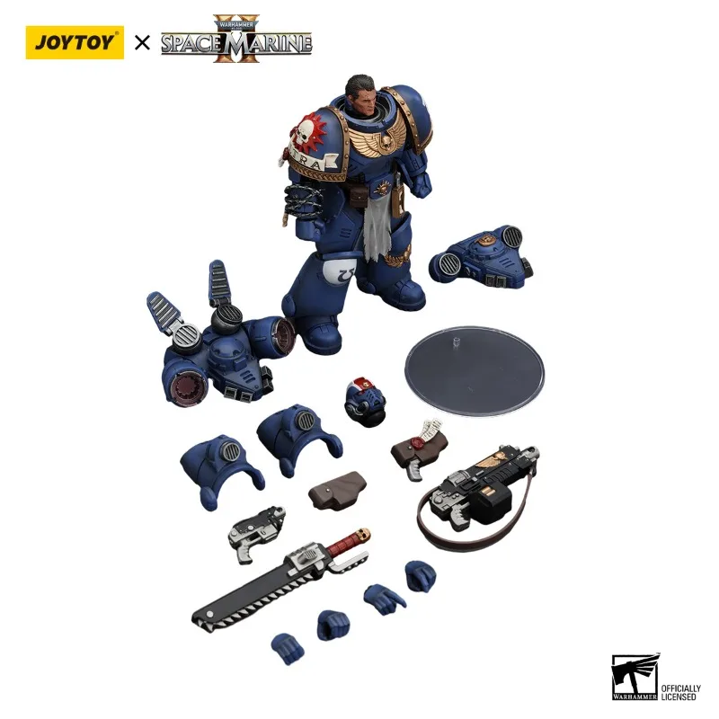 JOYTOY Warhammer 40K Action Figure Uitramarines Lieutenant Titus Gadriel Bruder Chairon Gemeinsame Bewegliche Figur Anime Modell Spielzeug