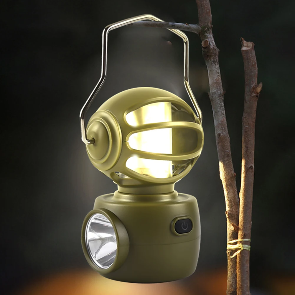 Robot-Shaped Emergency Light Waterproof USB Rechargeable Portable Hanging Tent Light Emergency Lantern Outdoor Camping Equipment