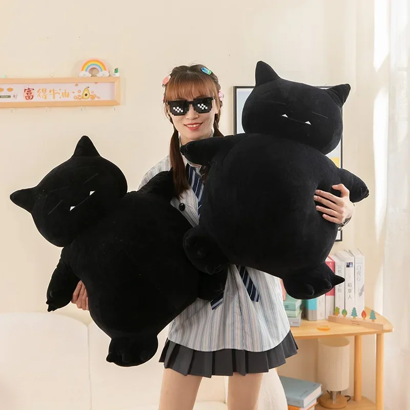 35/45/65Cm Diablo Snorlax Pokemon Knuffels Zwarte Pop Leuke Ornament Gevulde Plushie Kussen Pokémon Cadeau voor Kinderen Kawaii