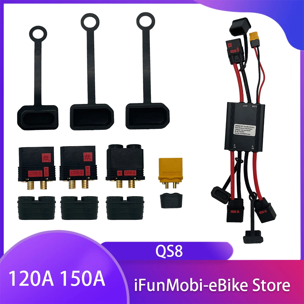 

iFunMobi 120A 150A QS8 Dual Battery Pack Balance Parallel module Connect two battery in one module dual battery parallel module