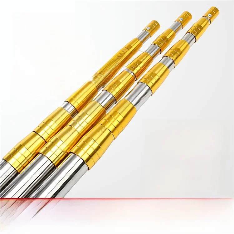 

Premium Stainl Steel Net Pole Positioning Rod Single Pole Fiing Net Pole Retractable Fiing Gear Outdoor Cam Travel...