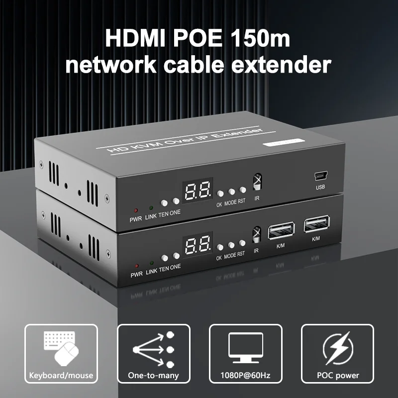 Imagem -05 - Hdmi Matrix Kvm Extender Tcp ip Over Cat5e Suporta Muitos para Muitos para Muitos Via Switch de Rede com Loopout Controle Kvm ir 150m