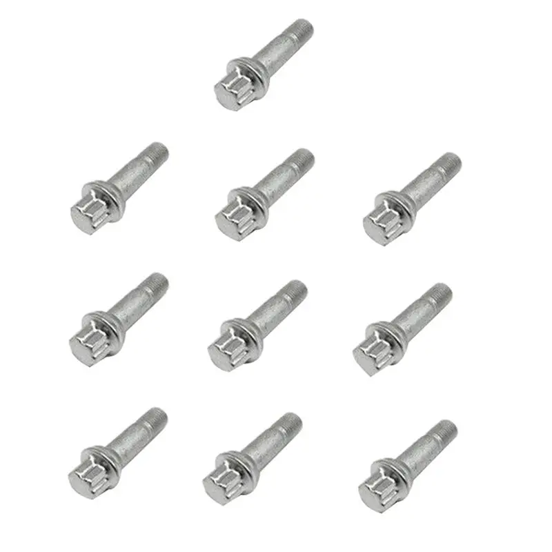

20 шт. колесных болтов и гаек для Mercedes Benz W164 W166 X204 W221 C216 C CL E GL ML S Class A0009905407
