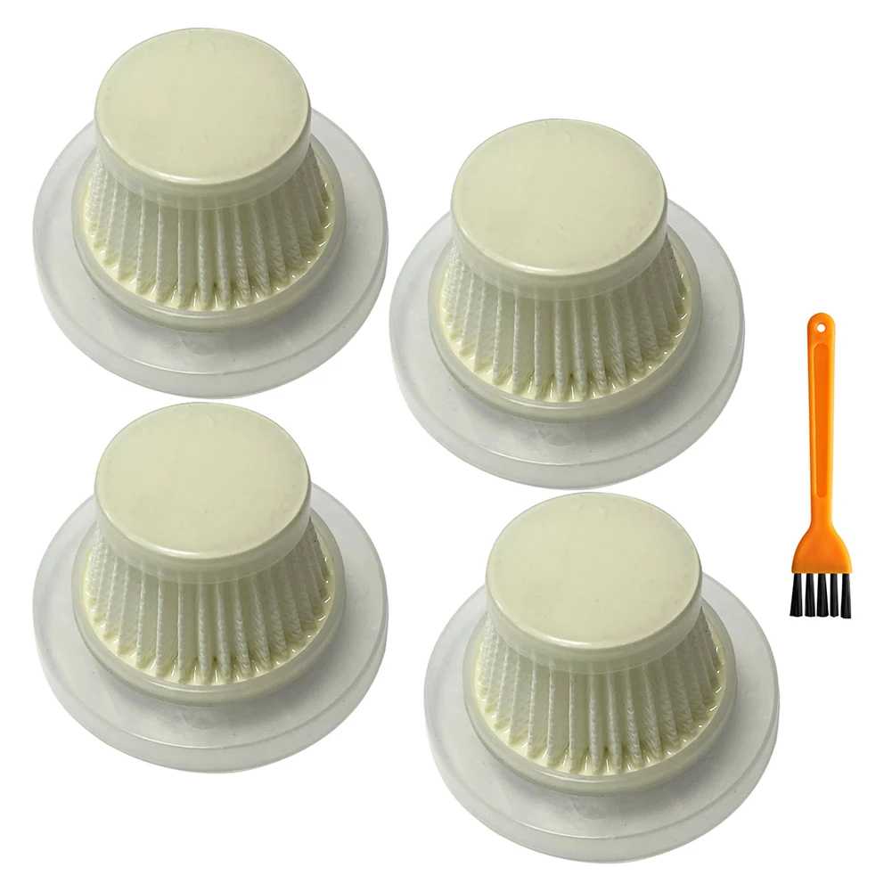 Набор из 4/10 моющихся сменных фильтров HEPA для утки для пылесоса включает в себя чистящую щетку для простого использования.