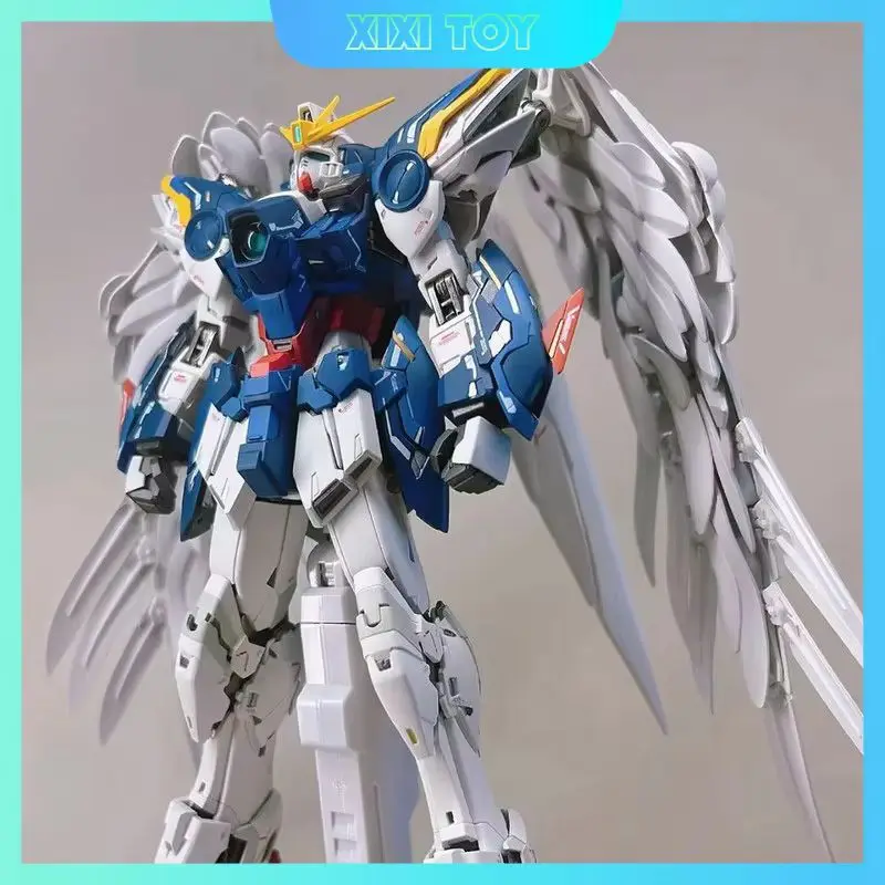 New Action Doll Flying Wing Zero Assembly Model With Bracket 1/144 Movable Action Figure Anime Peripheral Boys Decorations Gift