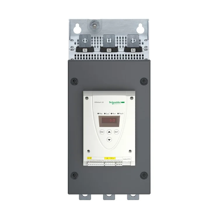 New ATS22C41Q soft starter with built-in bypass for safety and reliability