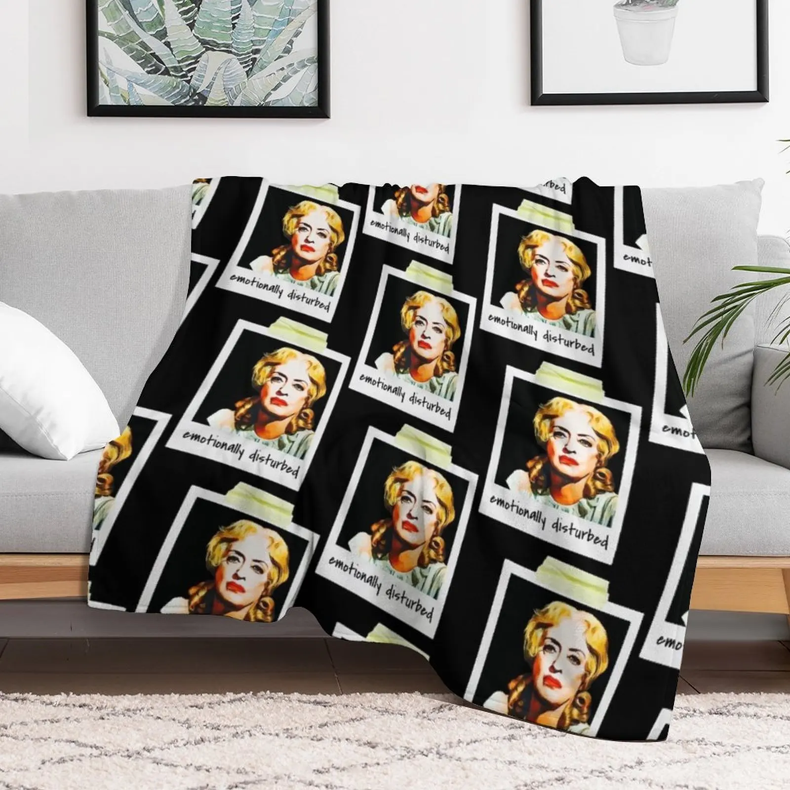 Baby-Jane Hudson - Bette Davis Emottionnally Disturbed Throw Blanket