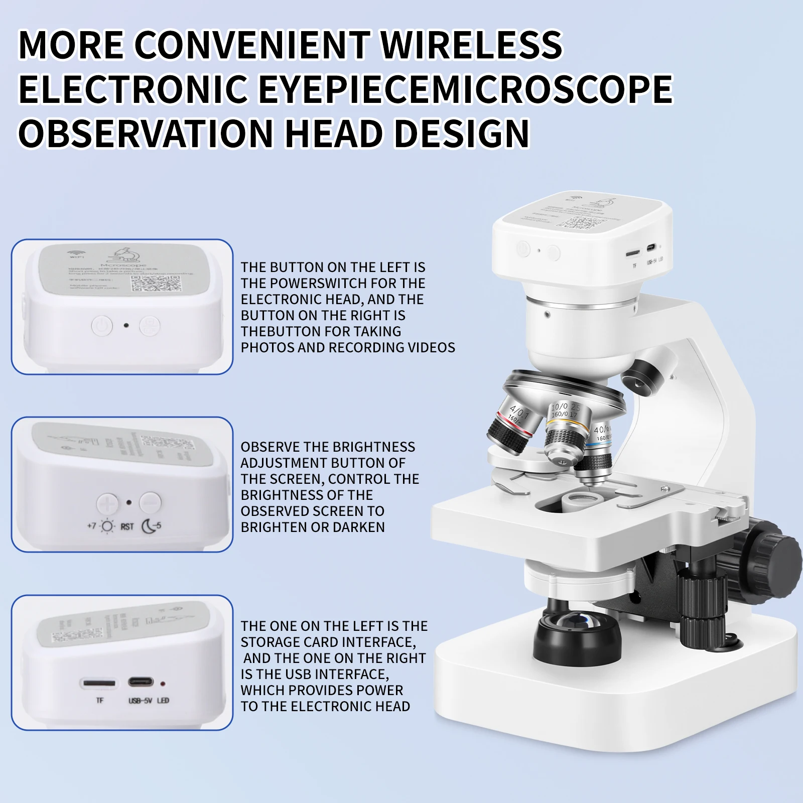 High definition, high magnific - Medical Lab Microscope recension och pris