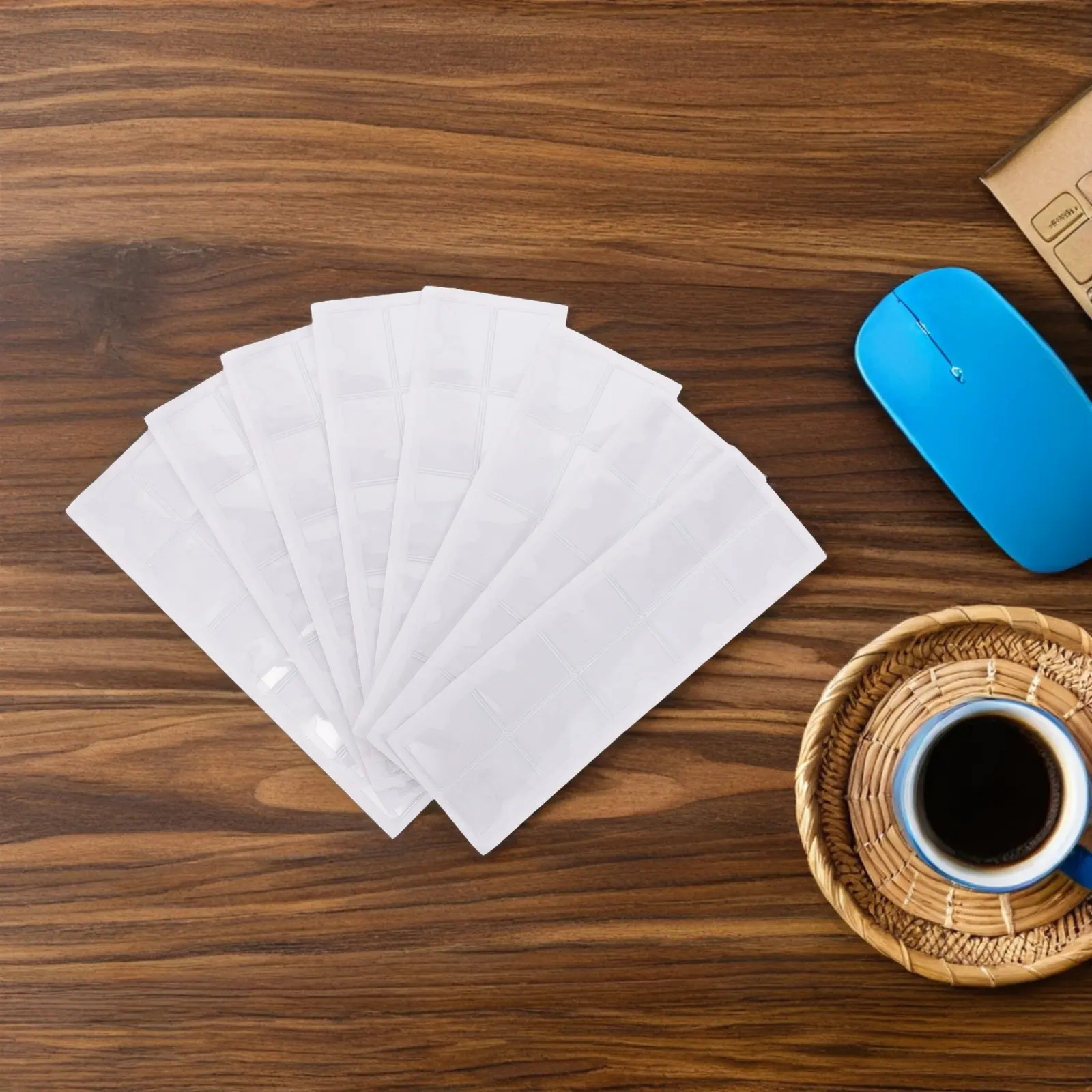 

80 шт. водонепроницаемых прозрачных самоклеящихся карманов для индексных этикеток для организации хранения в офисе, на складе, на полках, для идентификационных и именных бирок