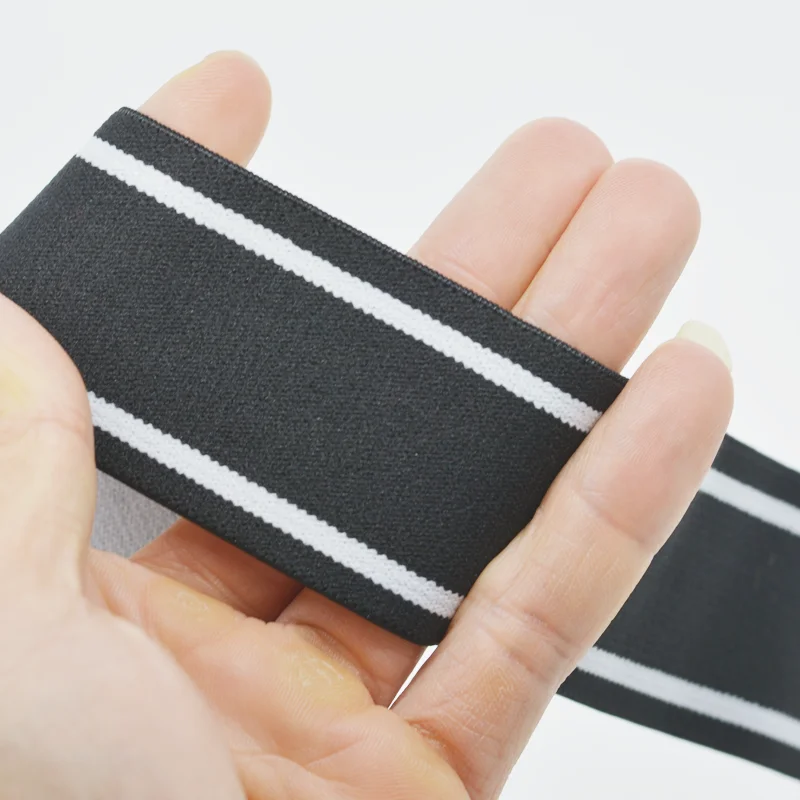 Black high elastic elastic band clothing accessories, pants, waist belt, skirt, waist band, rubber band