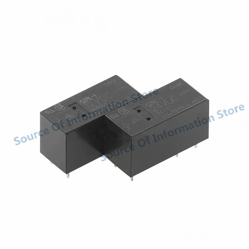 G2RL-1-5VDC 12VDC 24VDC 5Pin 12A PCB مرحل الطاقة G2RL-1 DC5V 12V 24V مفتاح التحكم في الجهد للإلكترونيات