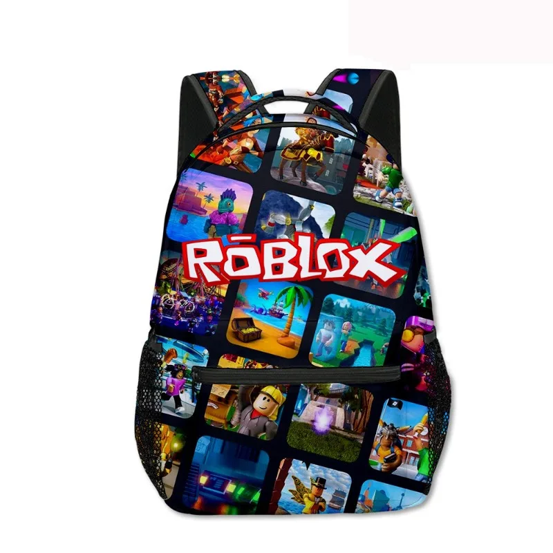 

Roblox Anime Backpack Large capacity schoolbag Student learning supplies Leisure travel bag Birthday Toy Gift
