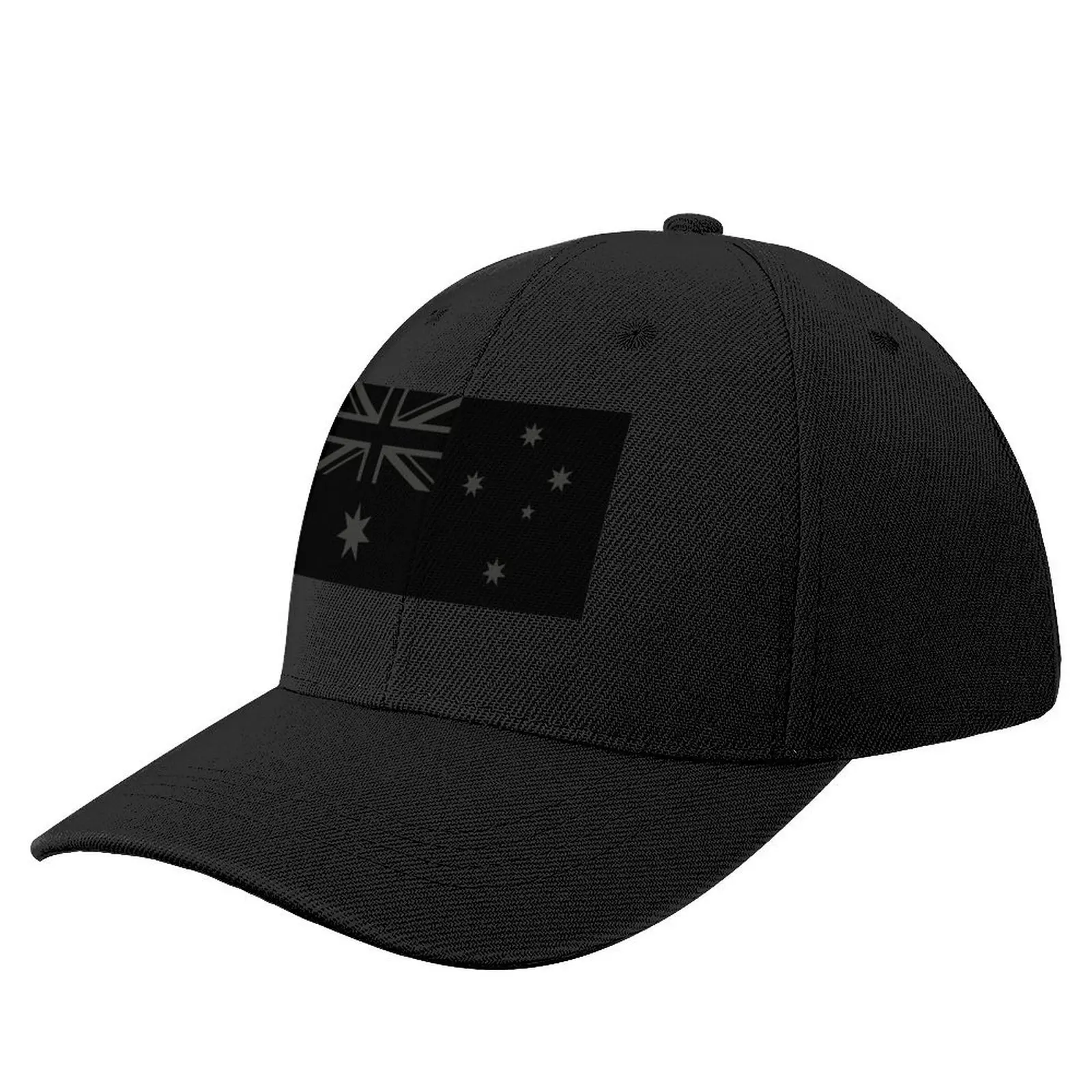 Australia Blackout/Stealth Flag Baseball Cap Thermal Visor Snap Back Hat Golf Cap hiking hat Caps Male Women's