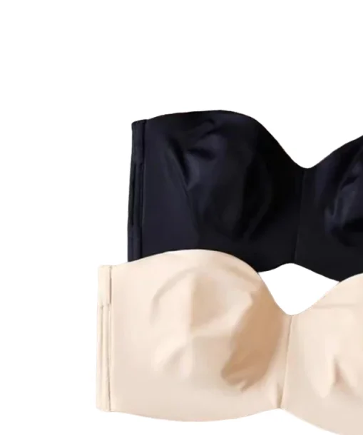 KUCLUT Size Ultra-thin Seamless Strapless Bra Women's Large Chest Anti Sagging Comfortable Brassier Daily Breathable Lingerie