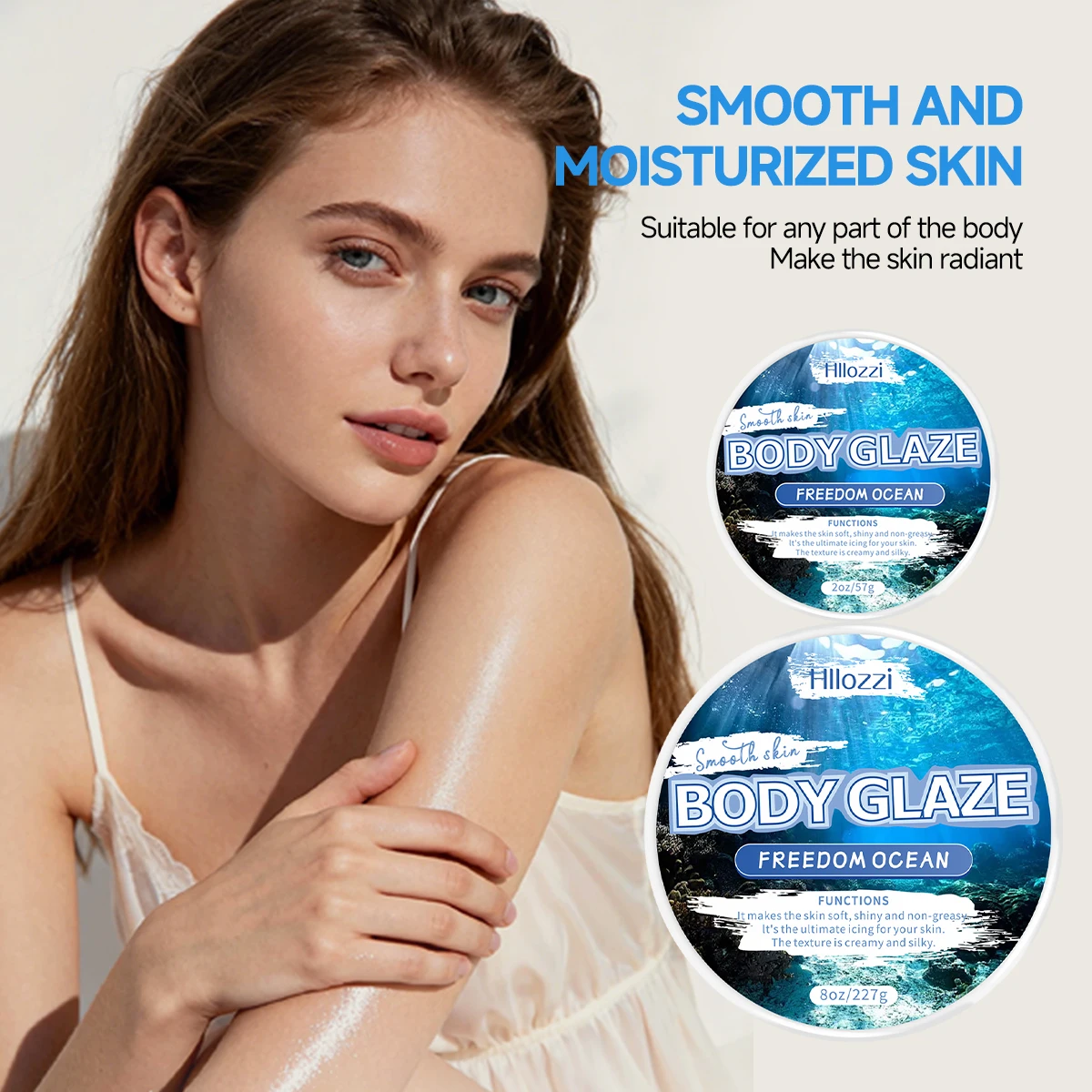 Body glaze moisturizes, protects, and repairs the skin Create a more even-looking skin tone Brighten and smooth